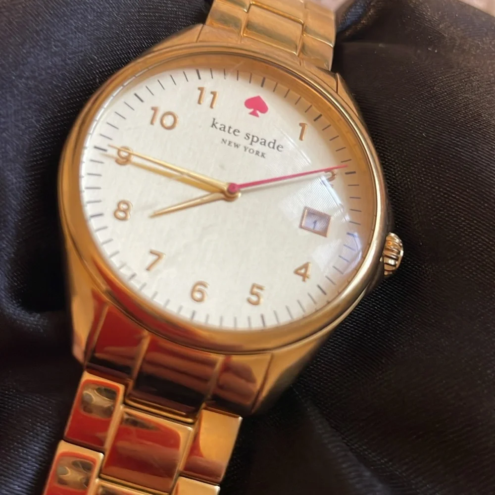 Kate Spade watch with Pink Spade and date